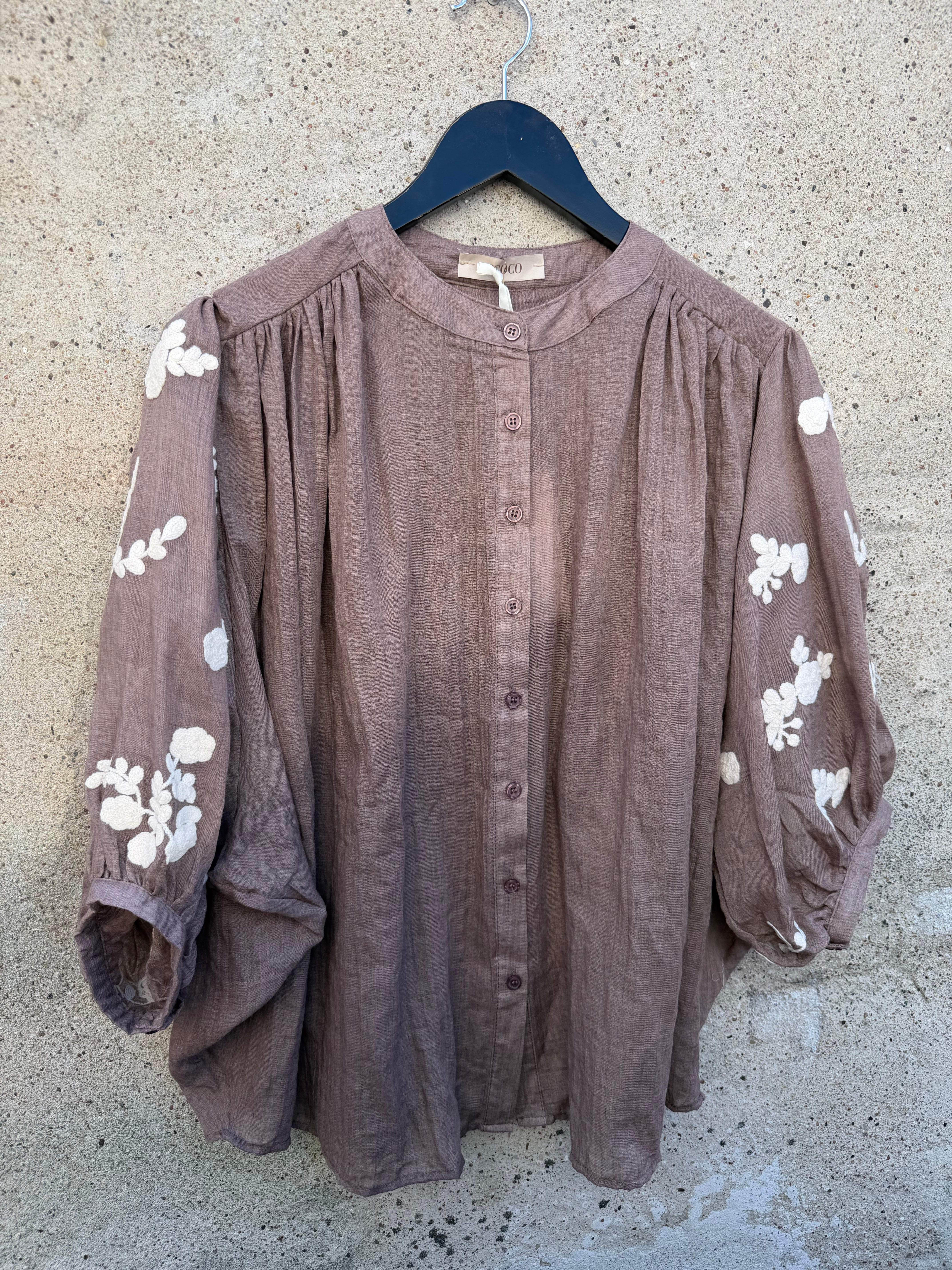 LECOCO 35226 Angie shirt brown