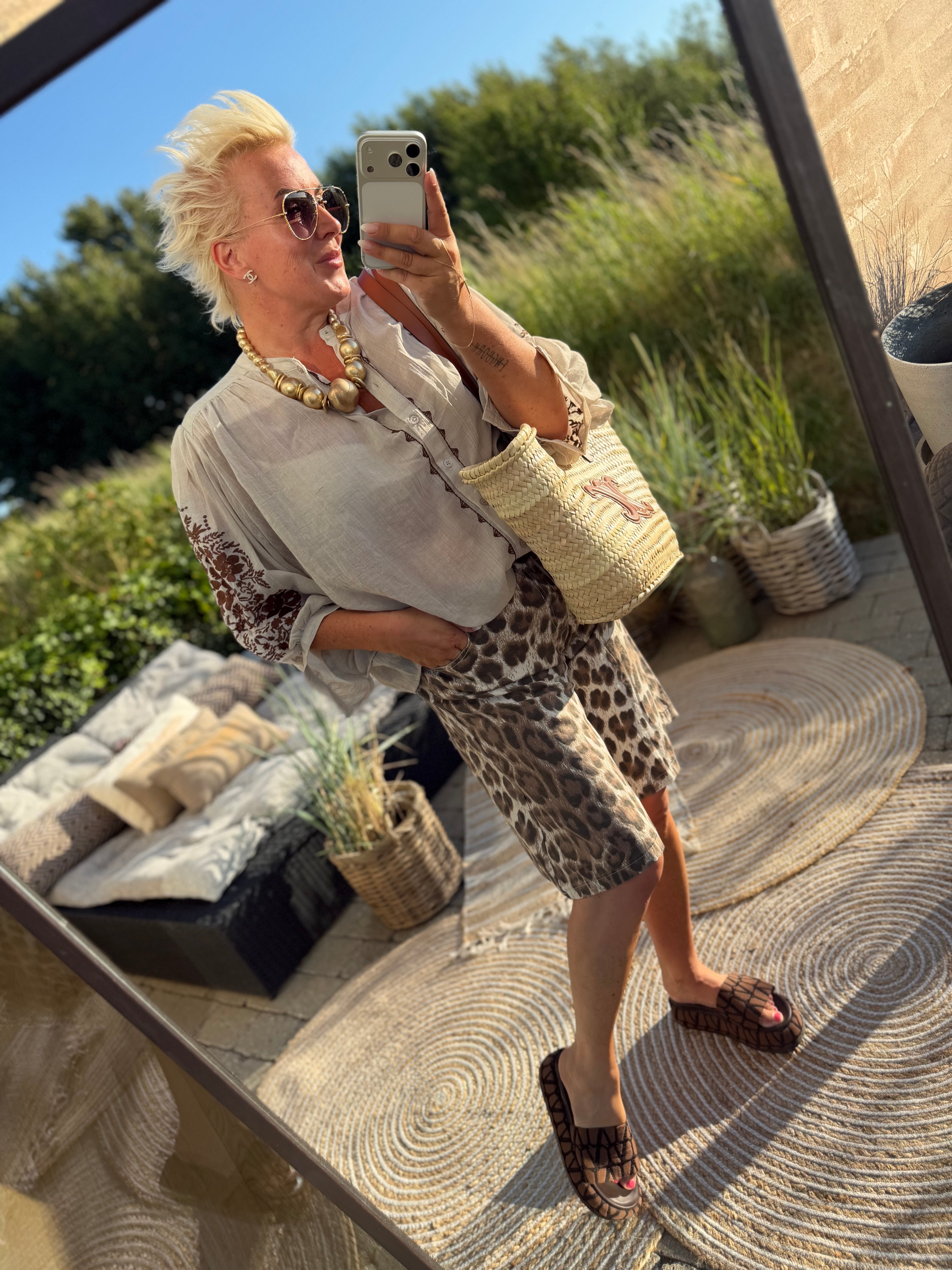 LECOCO 35238 Nicola shirt sand