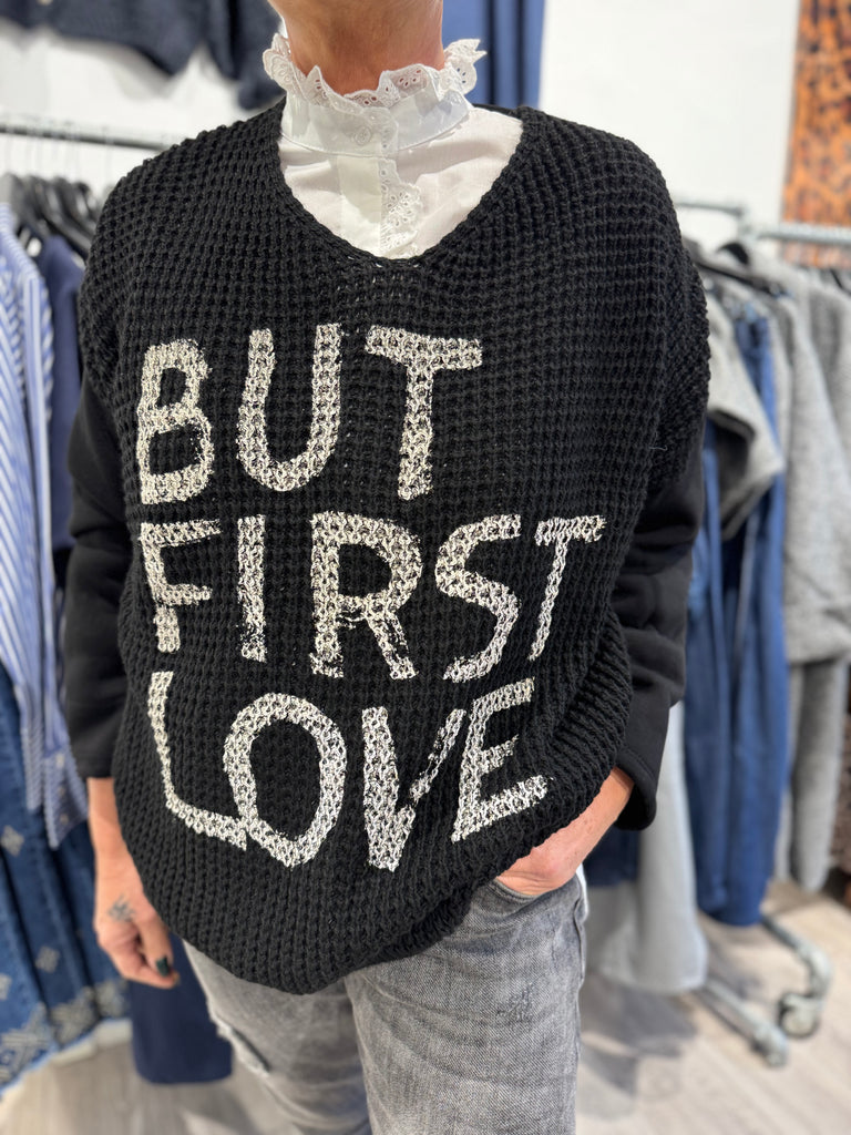 By Engbork But First Love blouse black