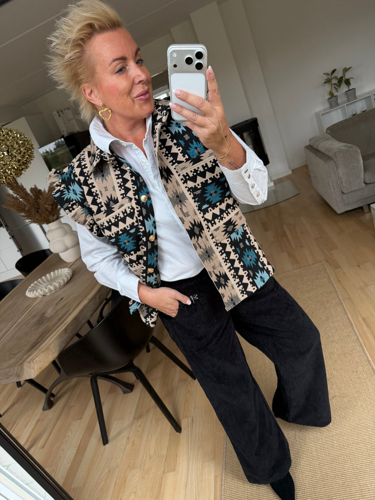 Gaspar 2510314 Toronto waistcoat blue