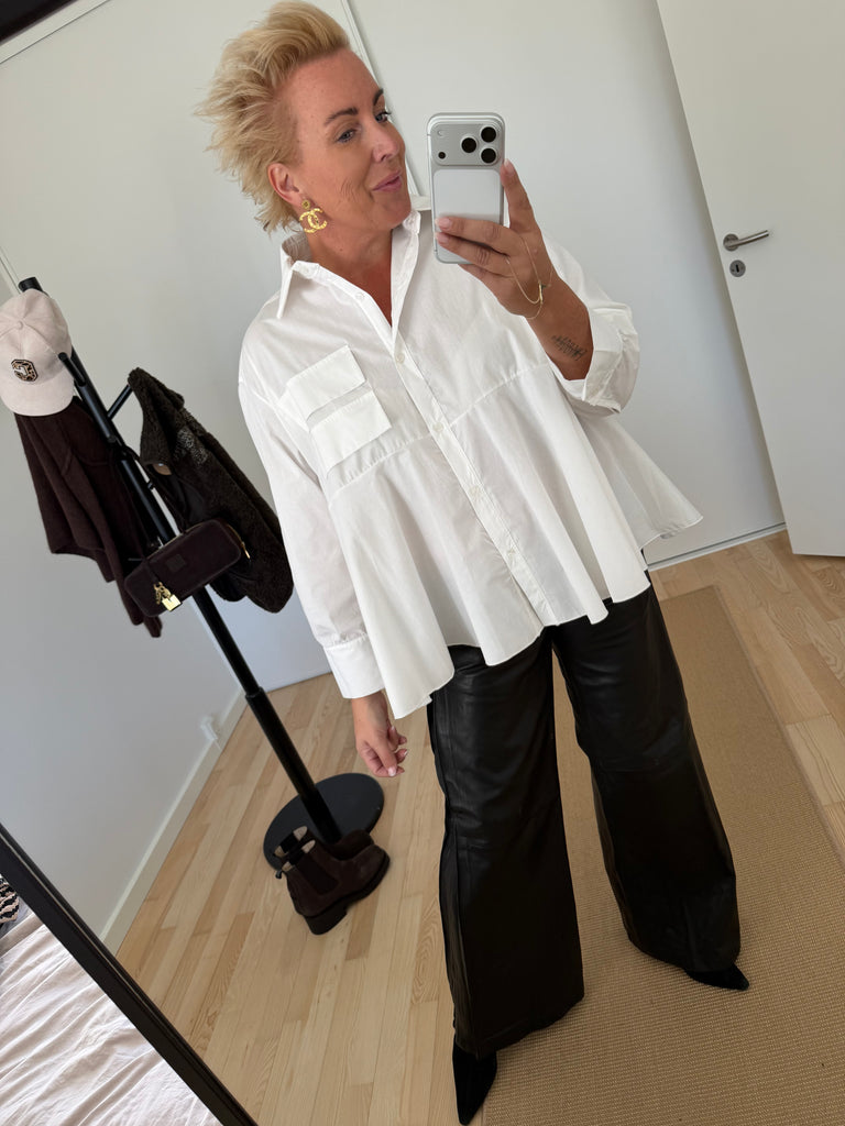 Boho Love B1289 skjorte pocket white