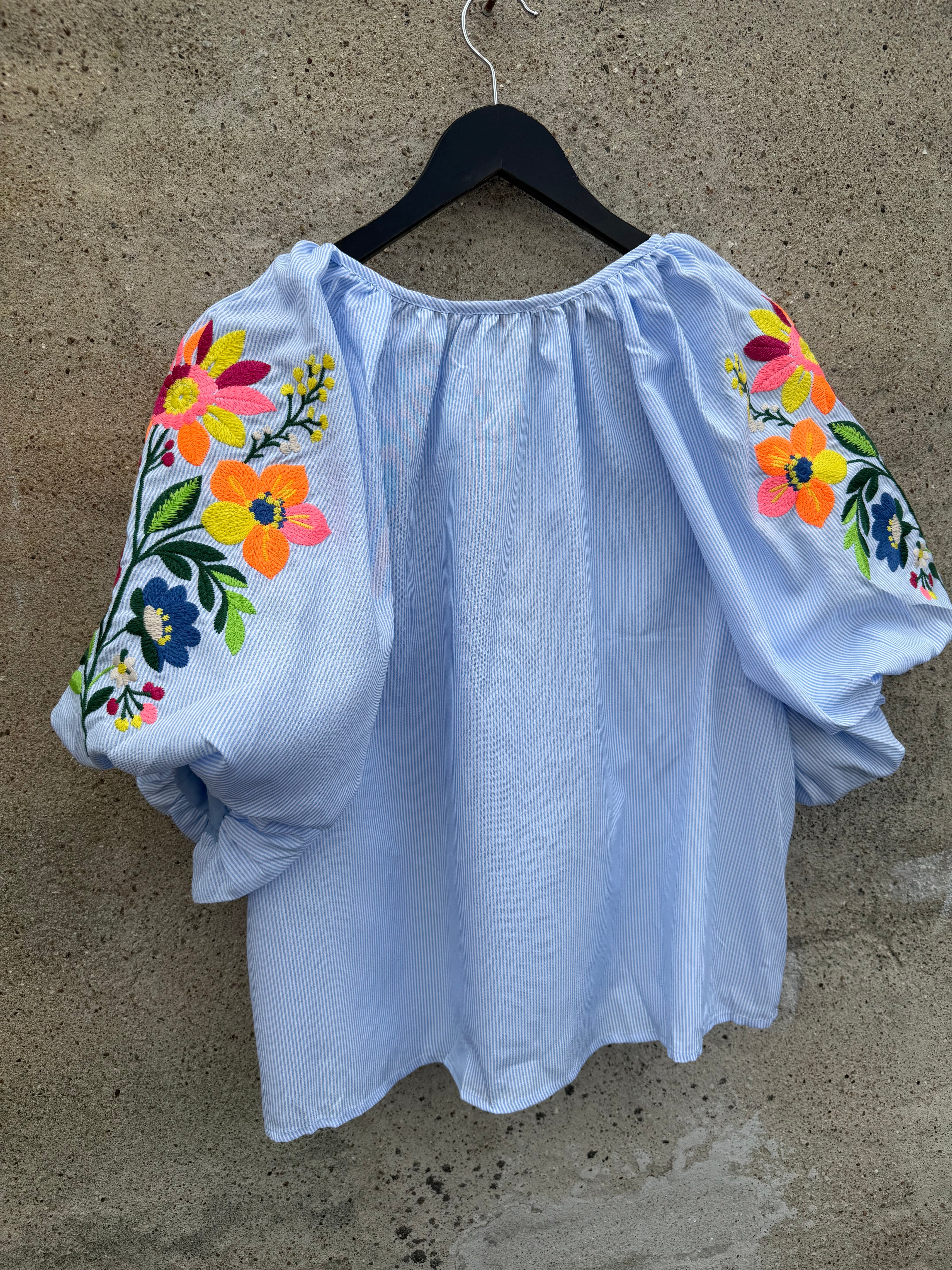LECOCO 35210 Helga shirt stripe blue