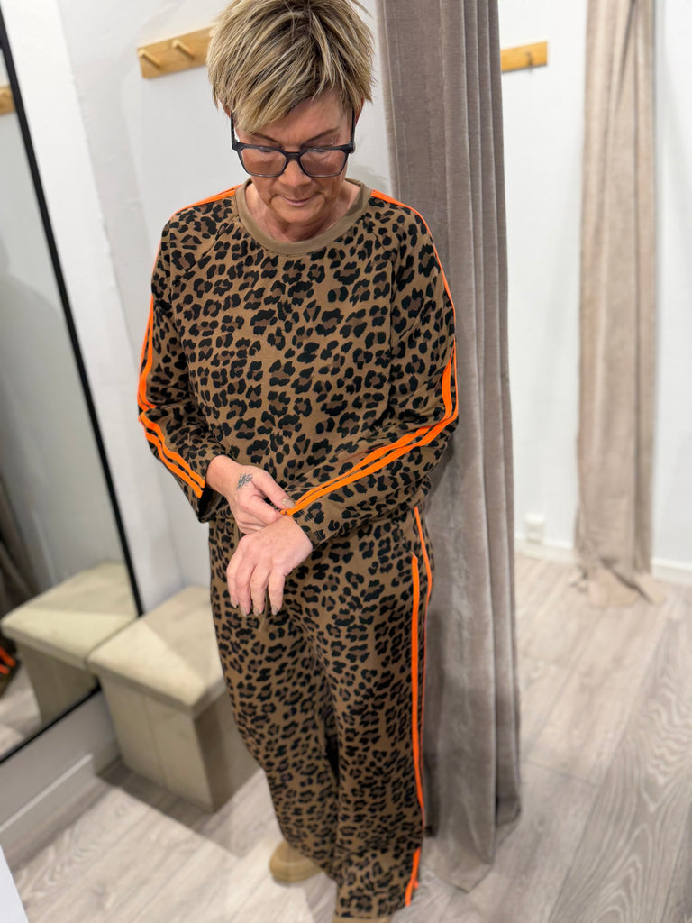 Boho Love B1283 sweat bluse leo camel