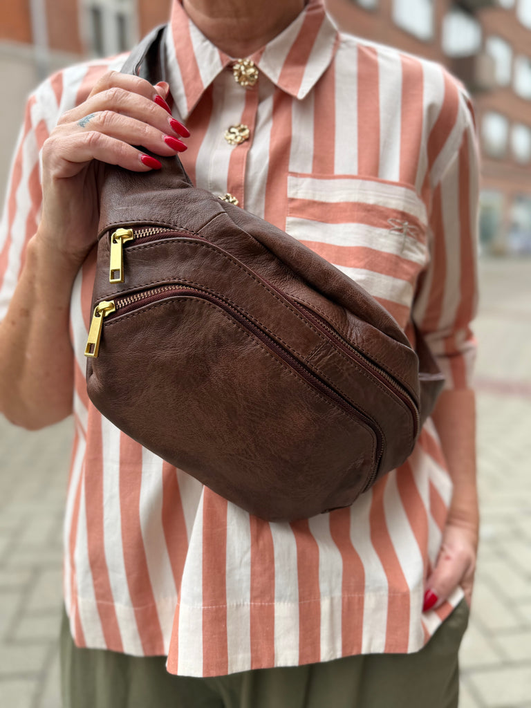 Depeche 16550 bum bag leather golden chic