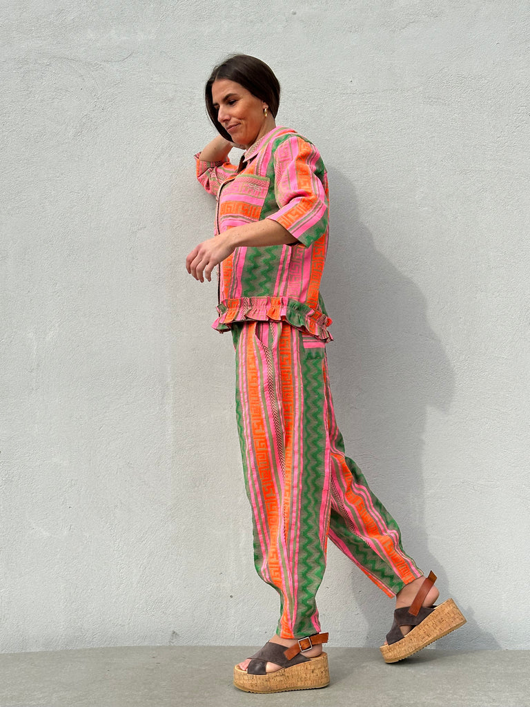 Gaspar 2510346 Vigo jacquard pink