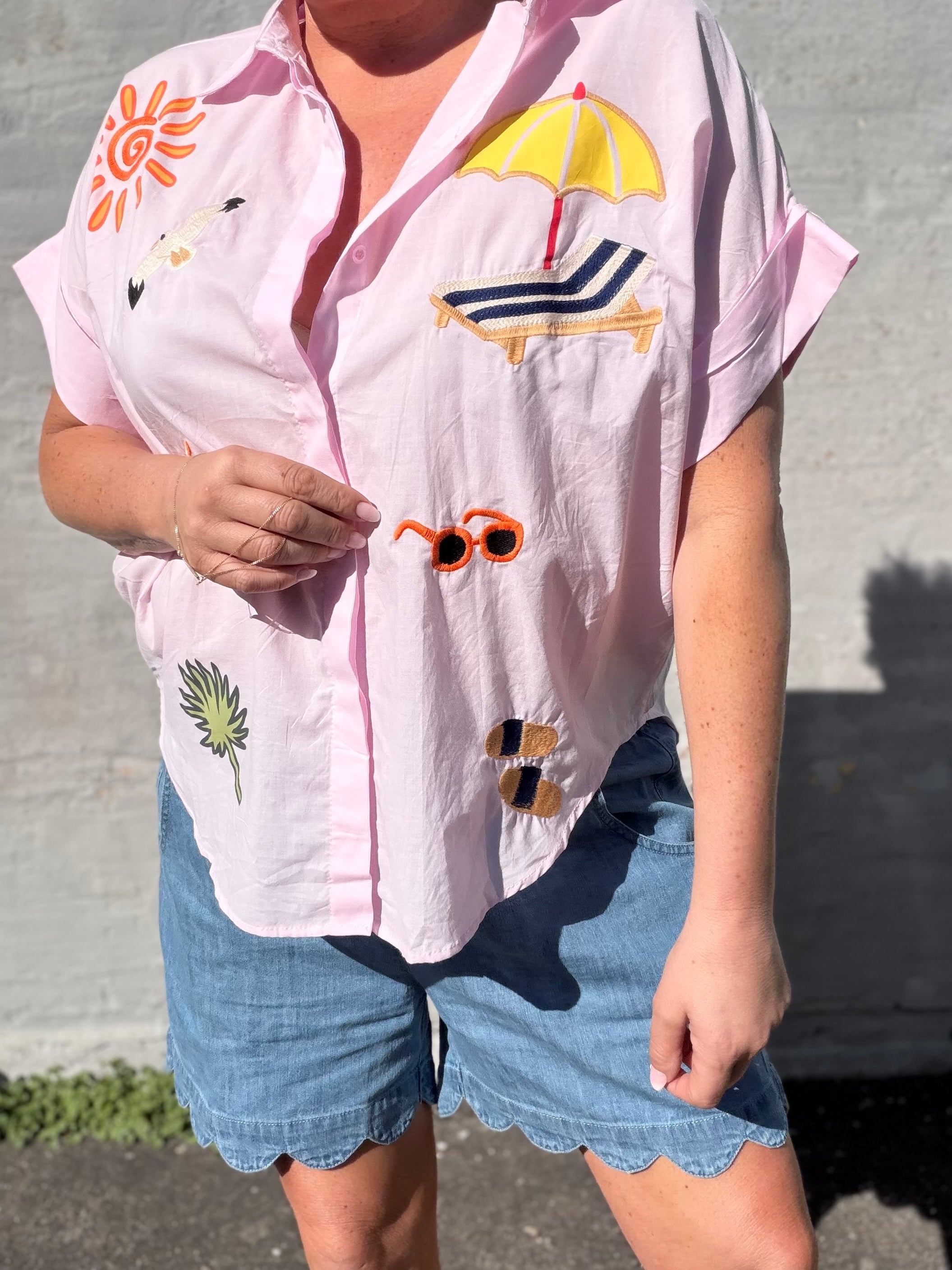 Beach 10085 shirt rose