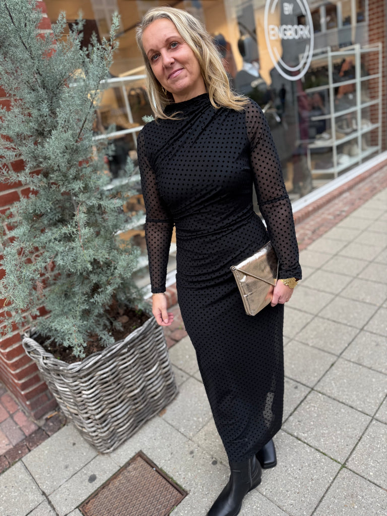 Depeche 16850 clutch leather gold