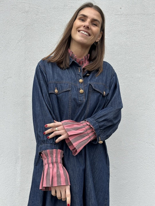 Gaspar 2507720 Rio denim dress dark