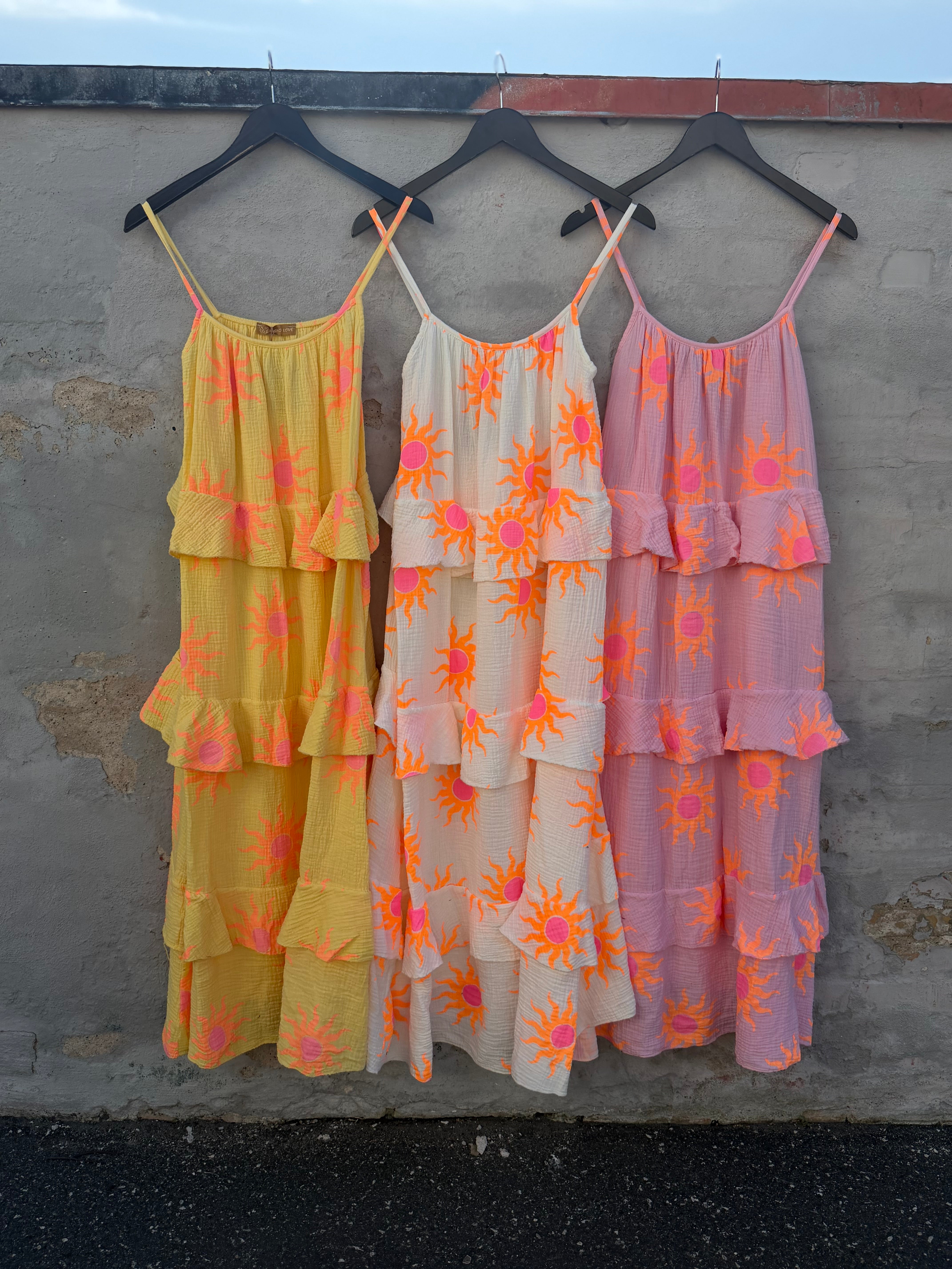 Boho Love B1364 dress strap sun pink