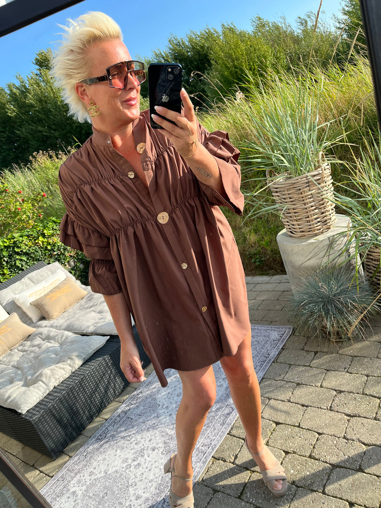 By Engbork Koko 9523 kjole kort chokolade