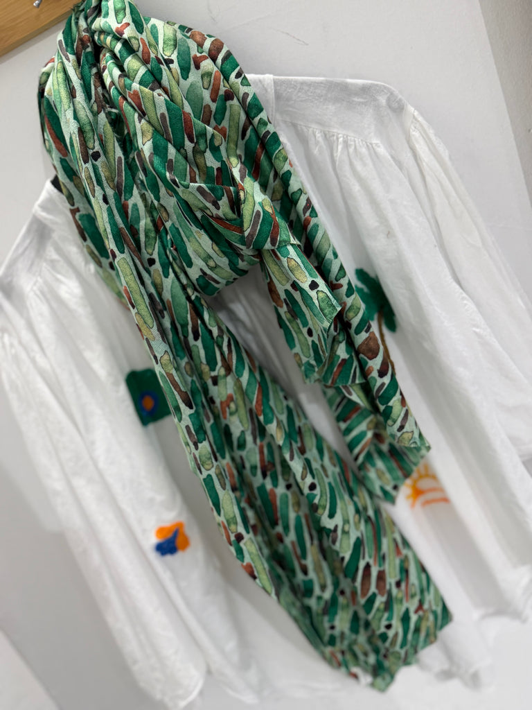 Tørklæde 0214-03 green