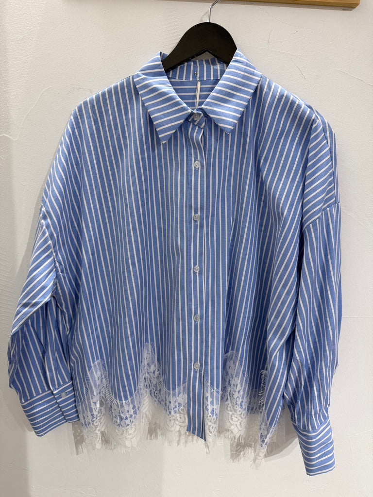 By Engbork Bilma skjorte lace stripe