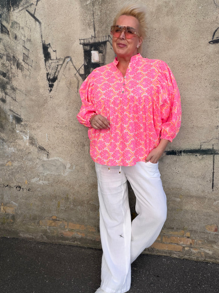 By Engbork Adelina shirt print pink
