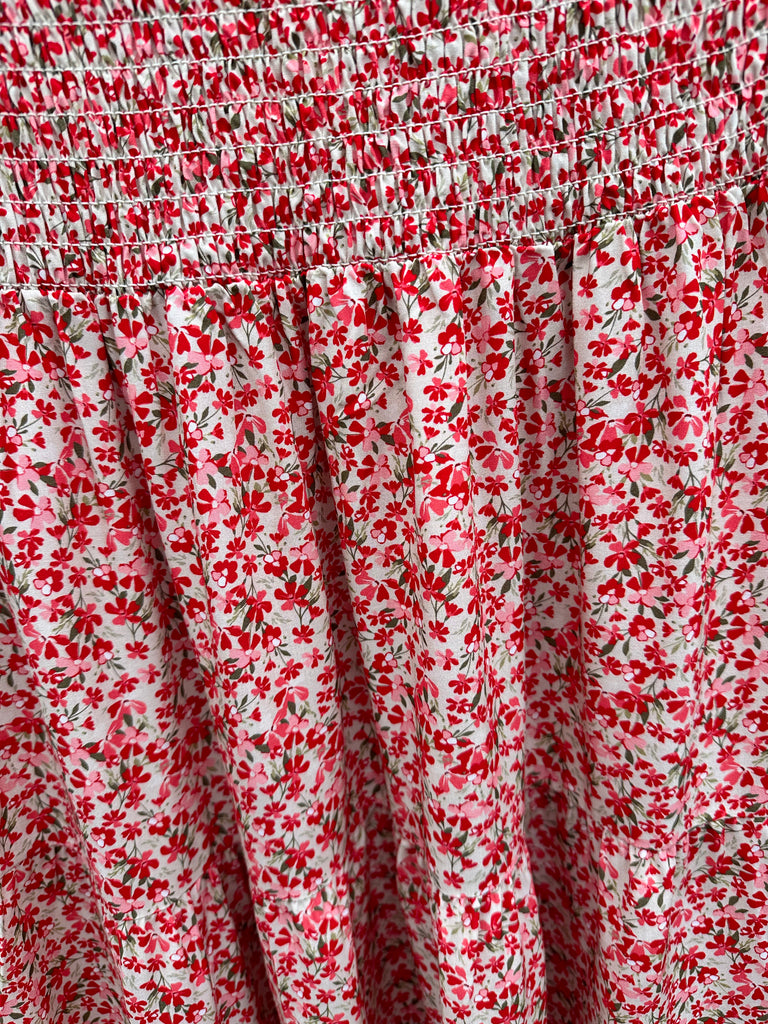Stajl 7301 Boho skirt flower 10 red