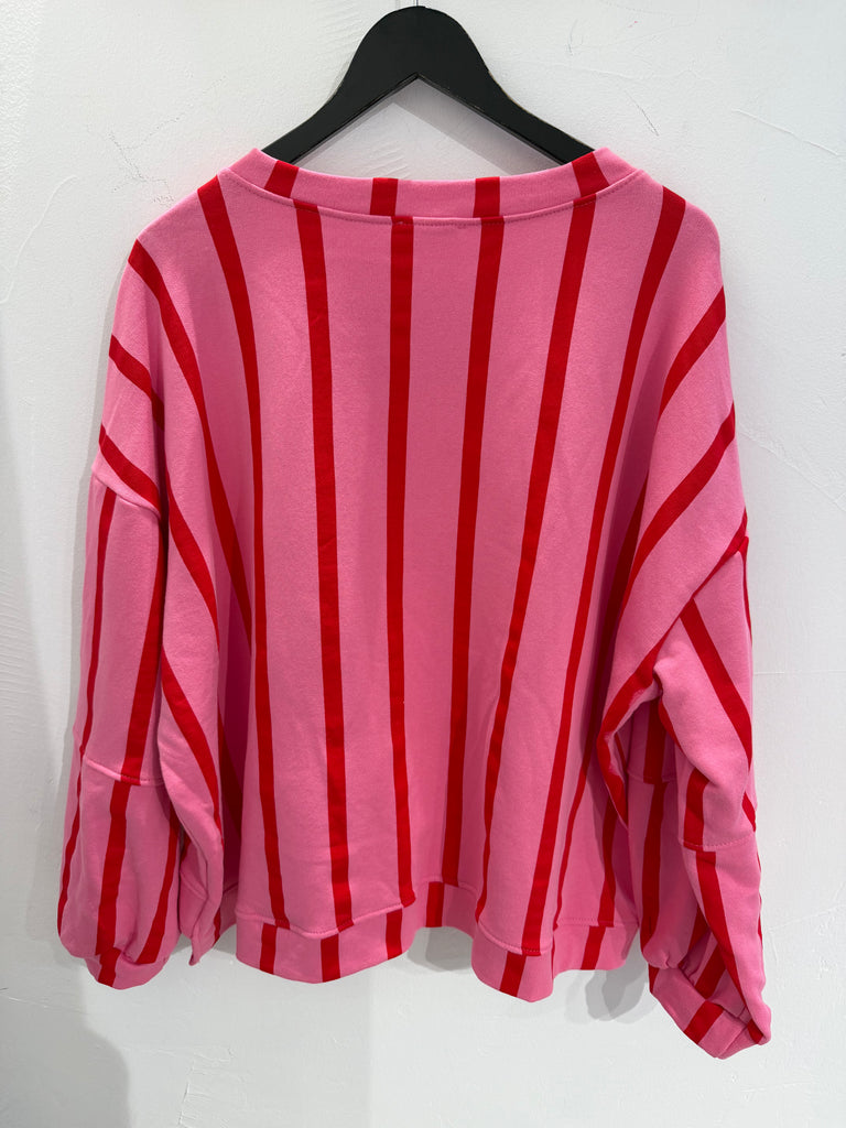 By Engbork Rosie blouse stripe pink