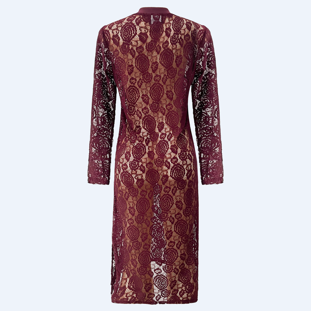Liberte 22272 Lacy dress bordeaux