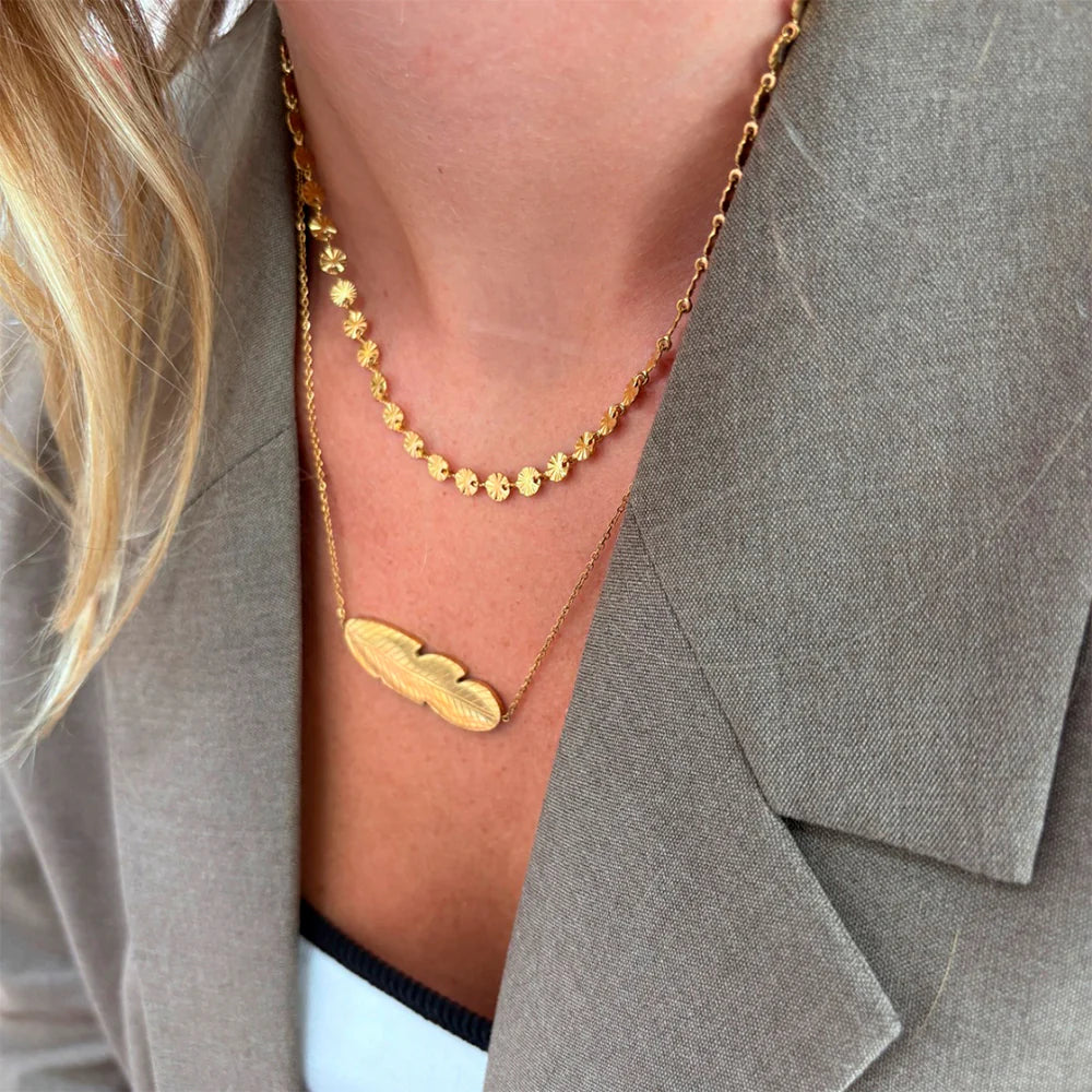 WOLFF jewelry 1197 Leafy halskæde G