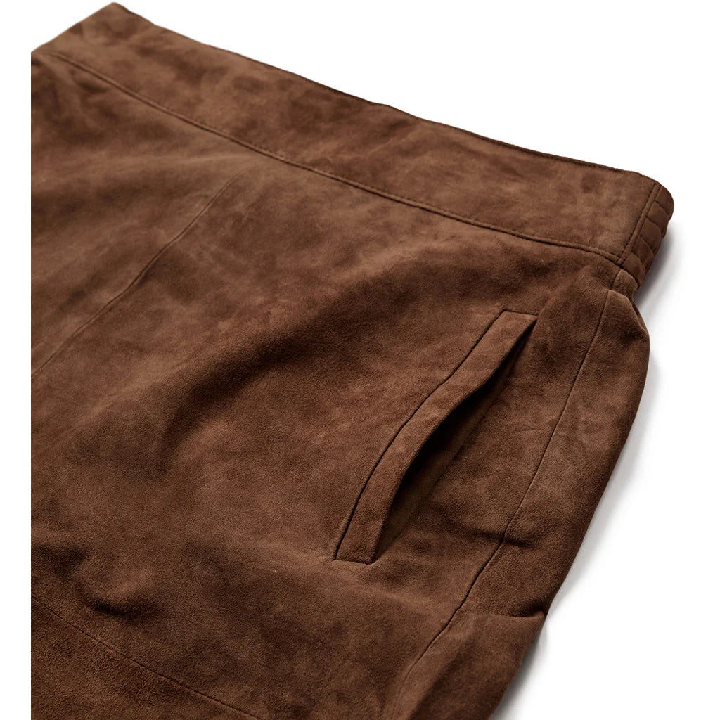 Depeche 51390 Lorina skirt suede wood