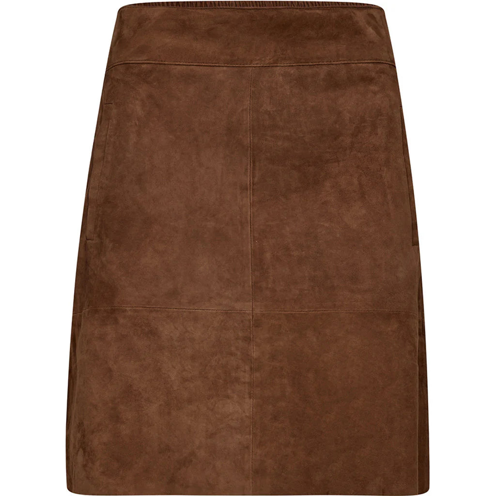 Depeche 51390 Lorina skirt suede wood