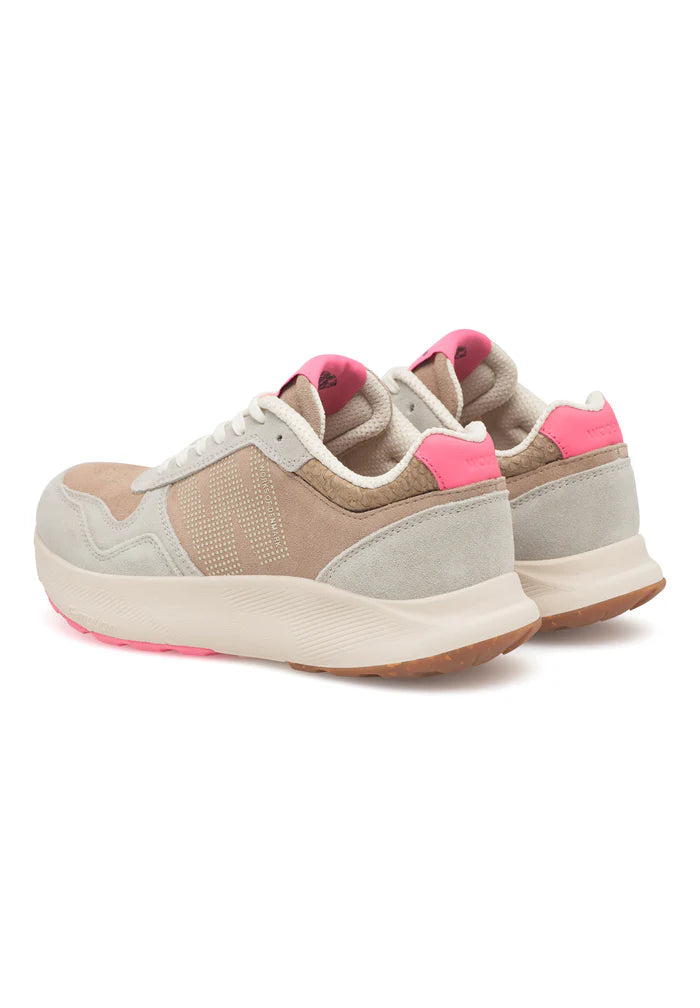 Woden WL628 Mathilde runner suede raspberry