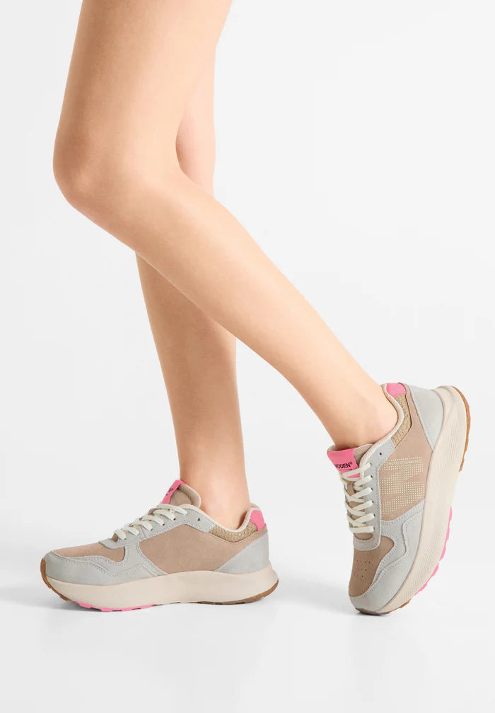 Woden WL628 Mathilde runner suede raspberry