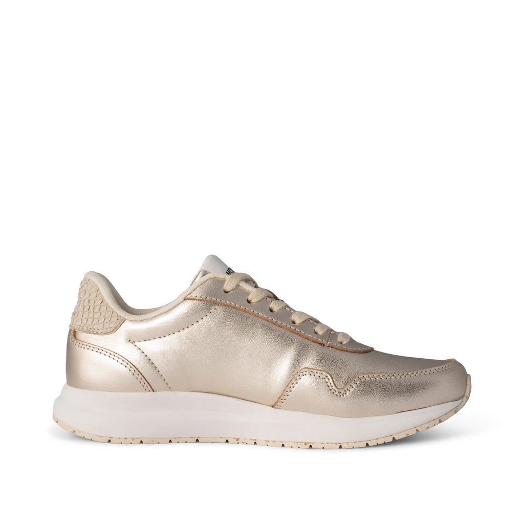 Woden WL743 Nora sneaker metalic gold