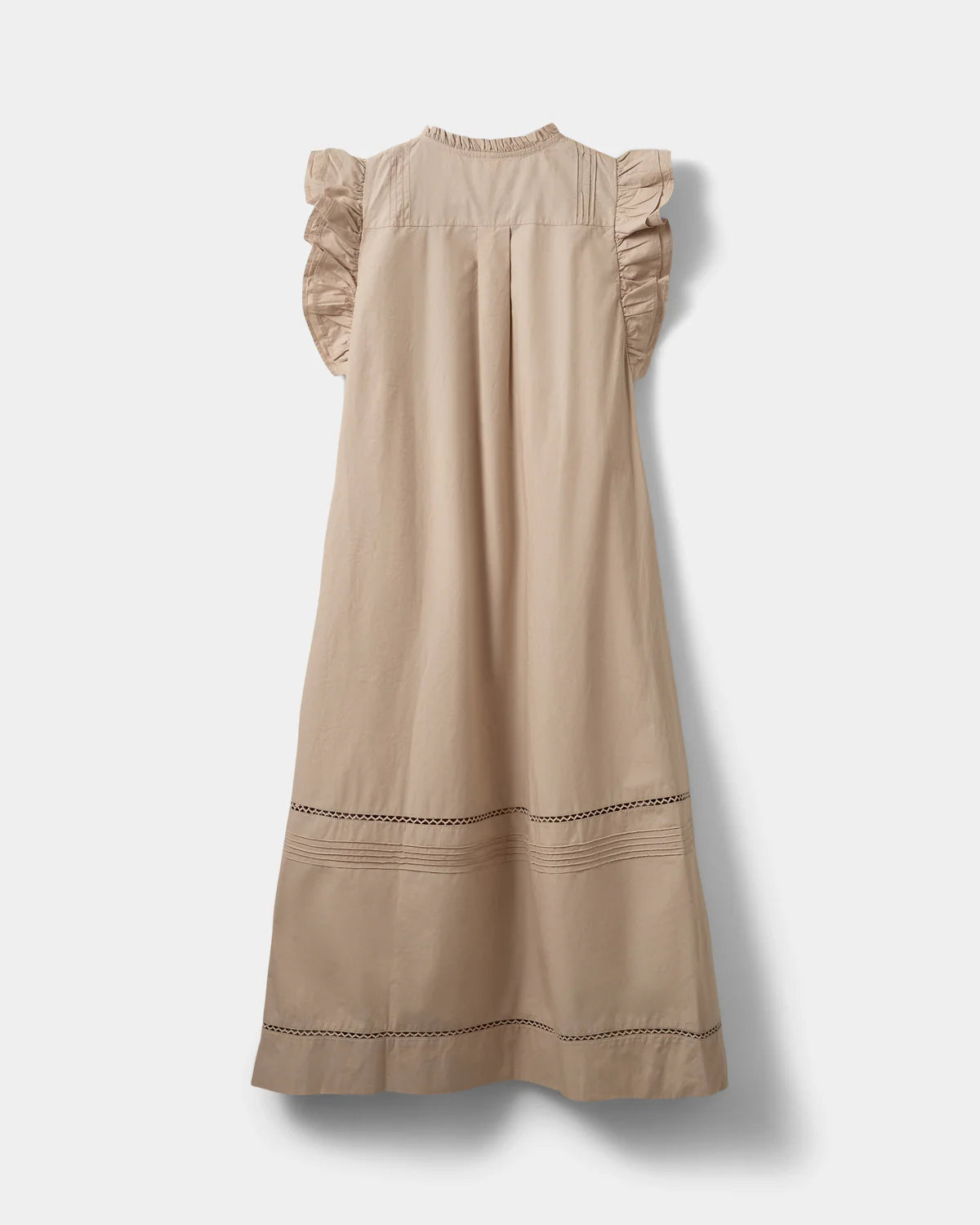 Sofie Schnoor S262147 Otania frill cotton dress gray