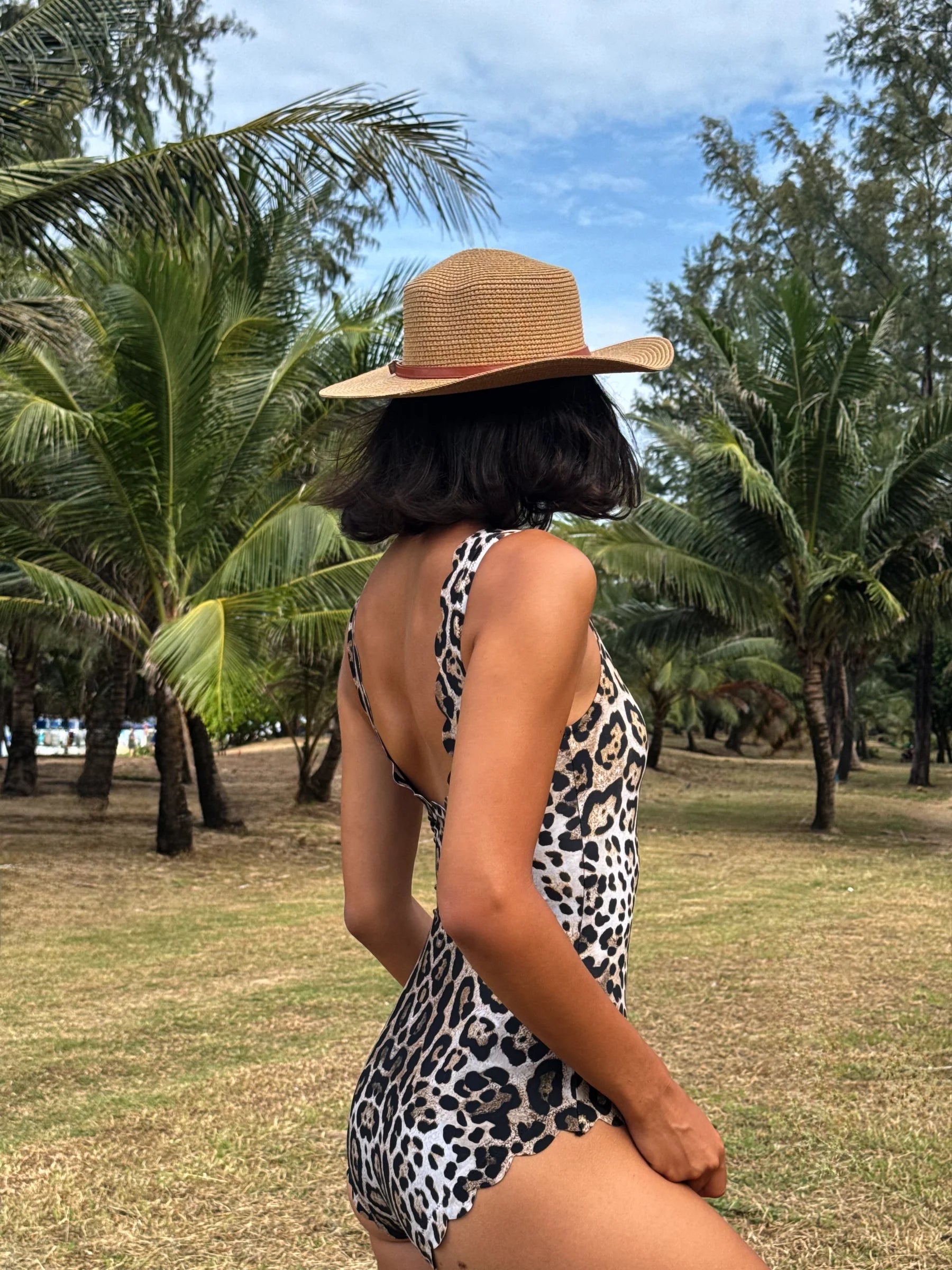 Kaanda swim suit tank cheetah