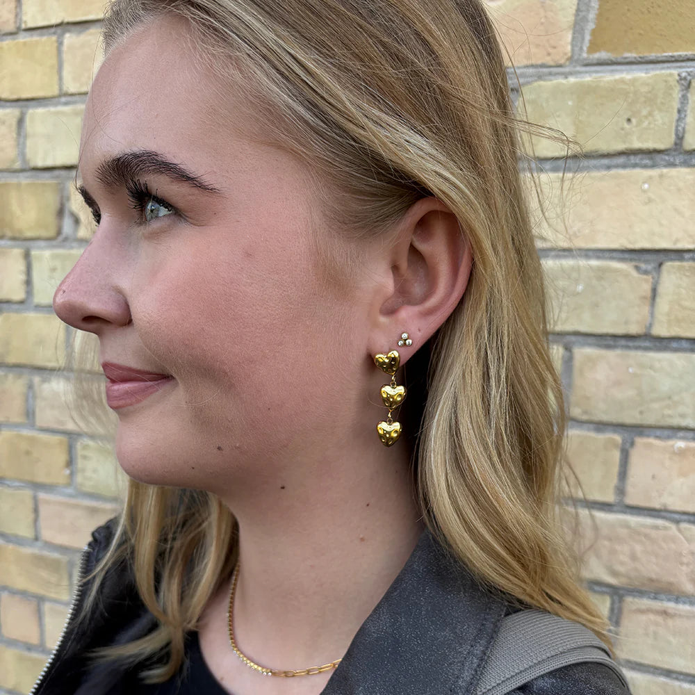 WOLFF jewelry 1213 Rustic heart earring G