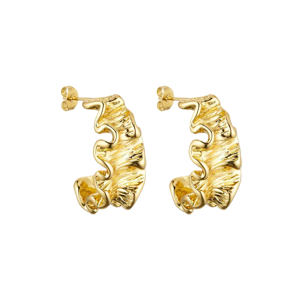 WOLFF jewelry 1041 Rusty chunky hoops G