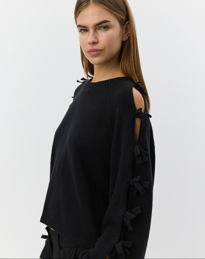 Sofie Schnoor S261205 Permeli bow knit sweater