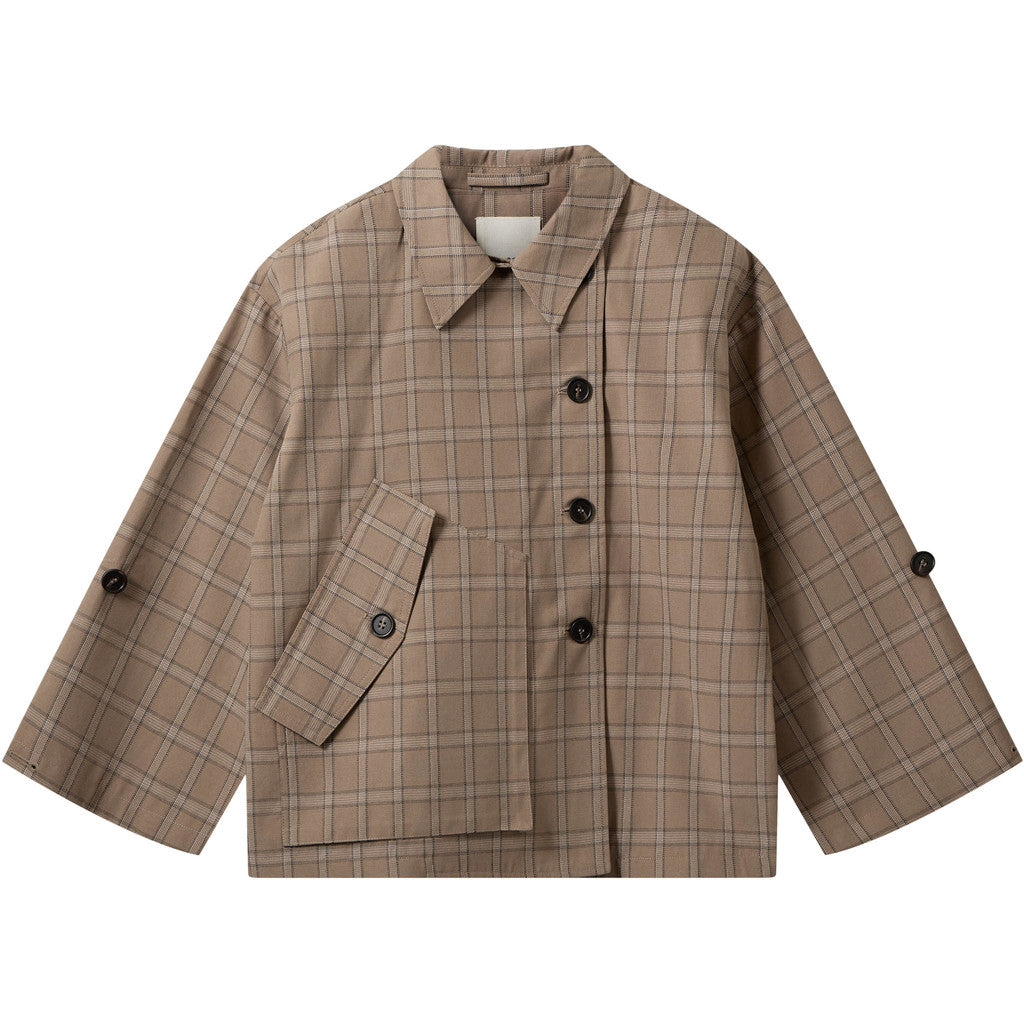 Sofie Schnoor SNOS767 Agatha check jacket light brown