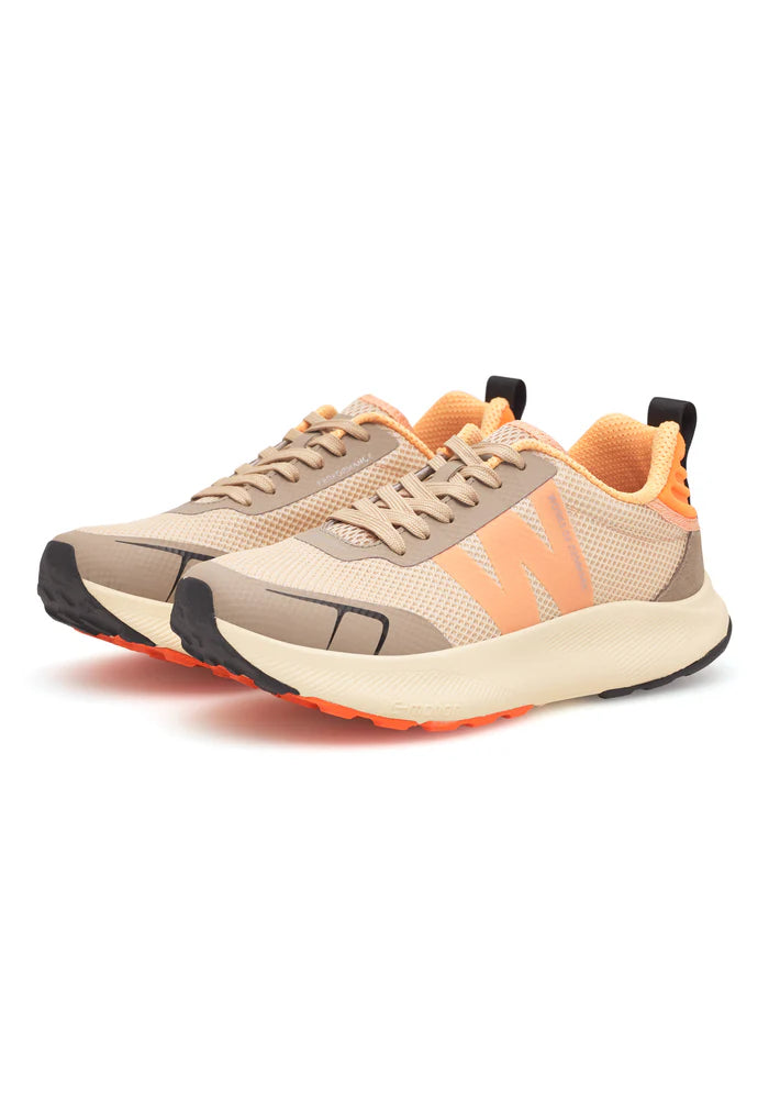 Woden WL679 Sabine sneaker coffee cream