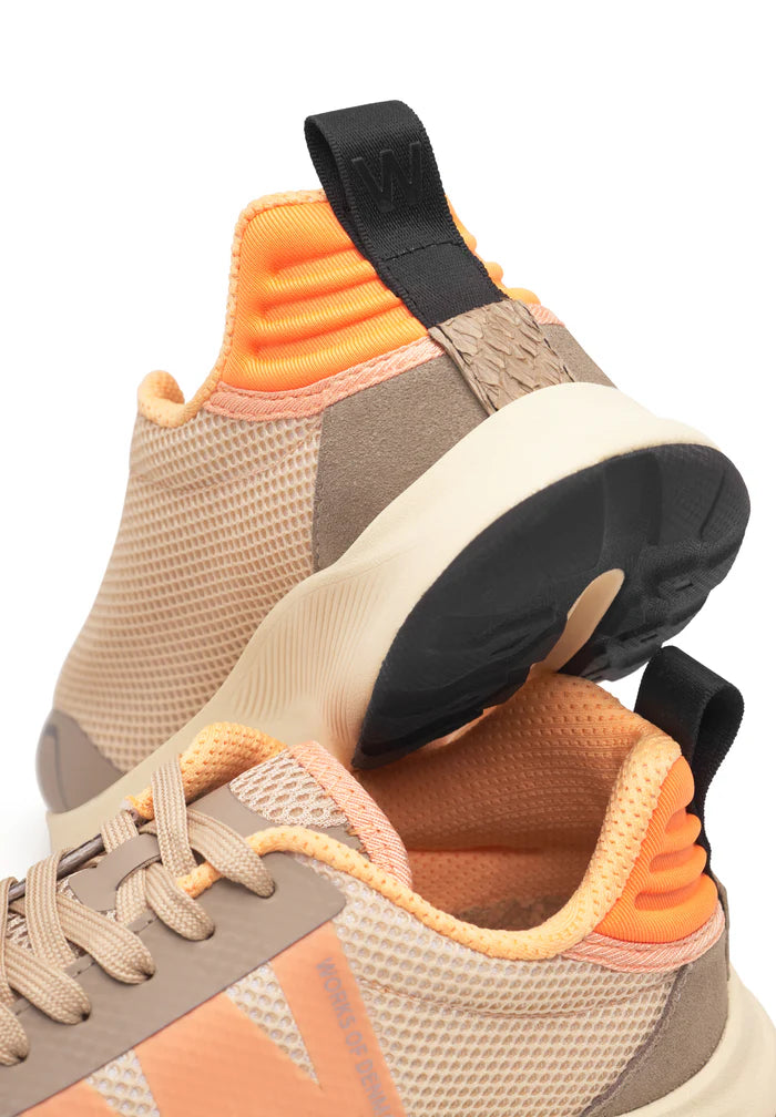 Woden WL679 Sabine sneaker coffee cream