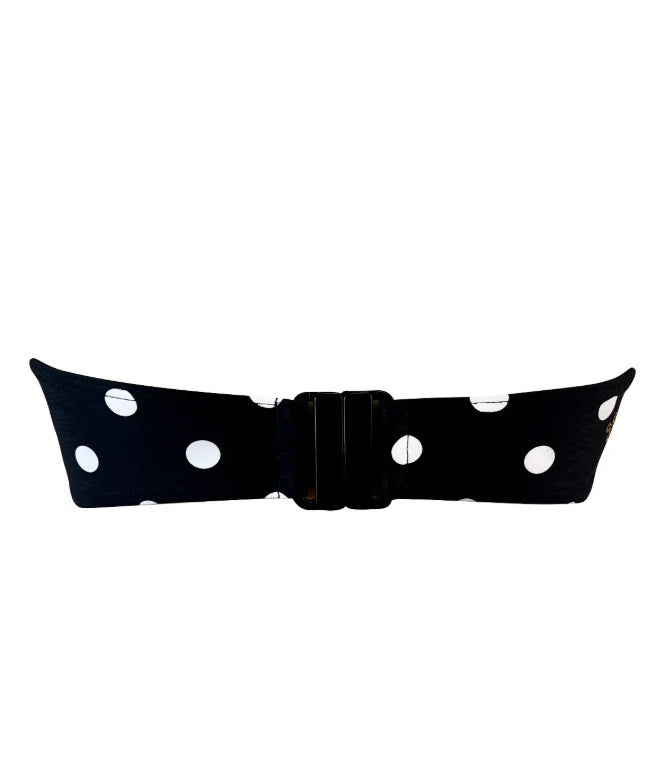 Kaanda Sophia bandeau bikini top polka dot