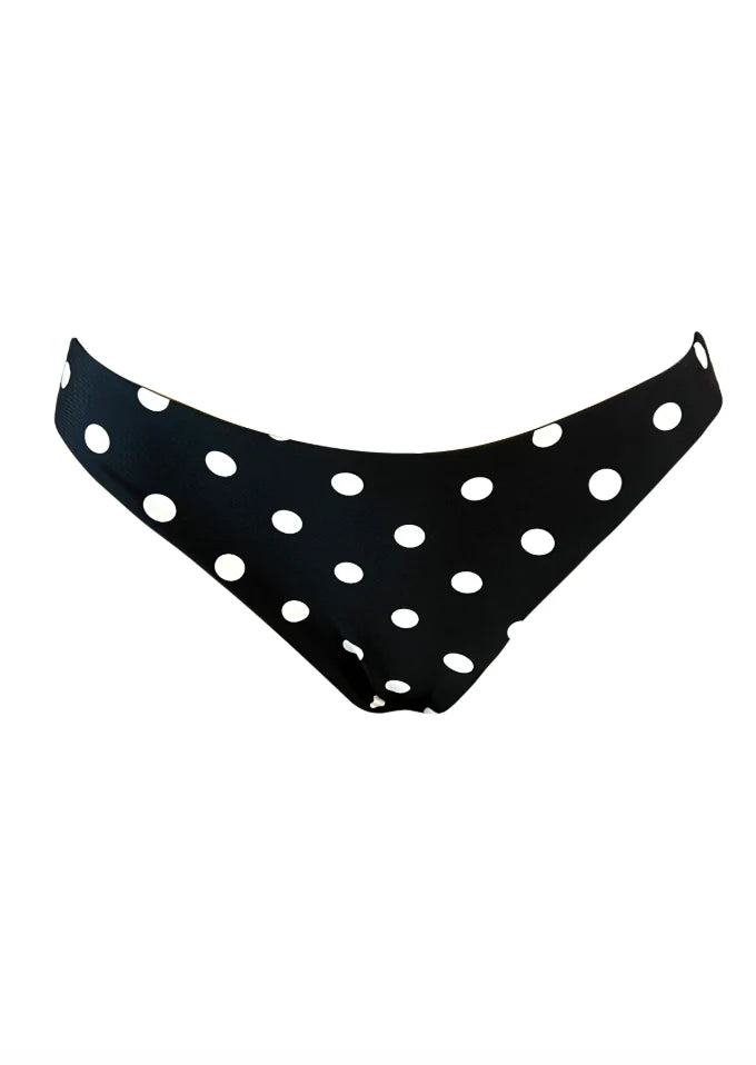 Kaanda Sophia bikini high cut bottom polka dot