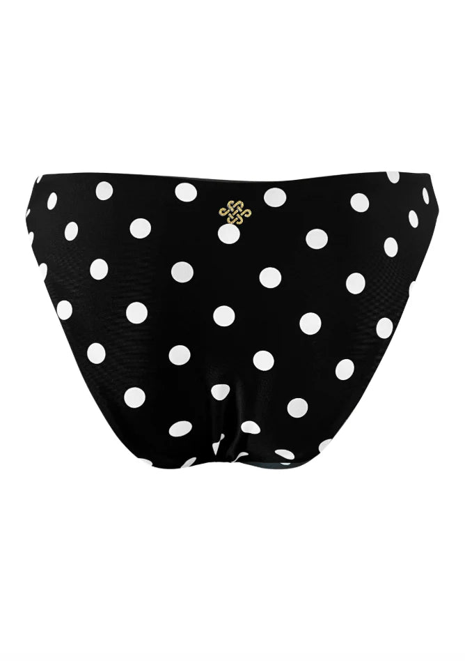 Kaanda Sophia bikini high cut bottom polka dot