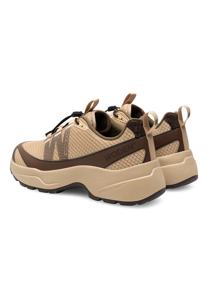 Woden WL206-852 Selma waterproof sneaker coffee cream