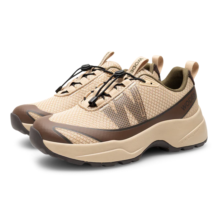 Woden WL206-852 Selma waterproof sneaker coffee cream