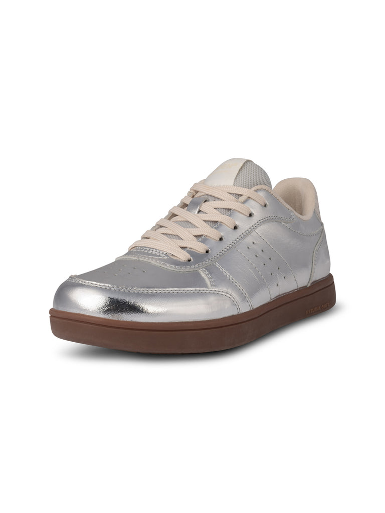 Woden WL598 Bjork leather sneaker silver