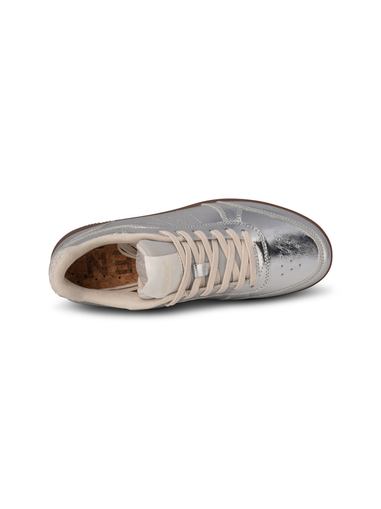 Woden WL598 Bjork leather sneaker silver