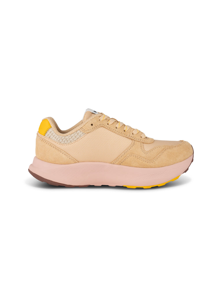 Woden WL707 Mathilde runner leather rosa/beige