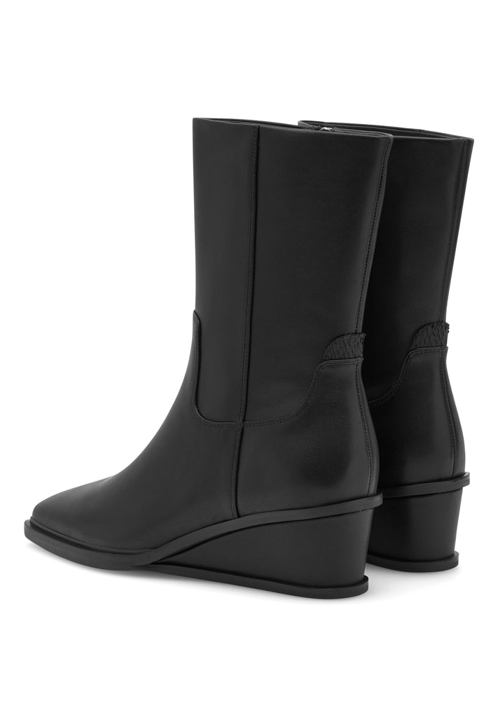 Woden WS184 Ann leather støvle black