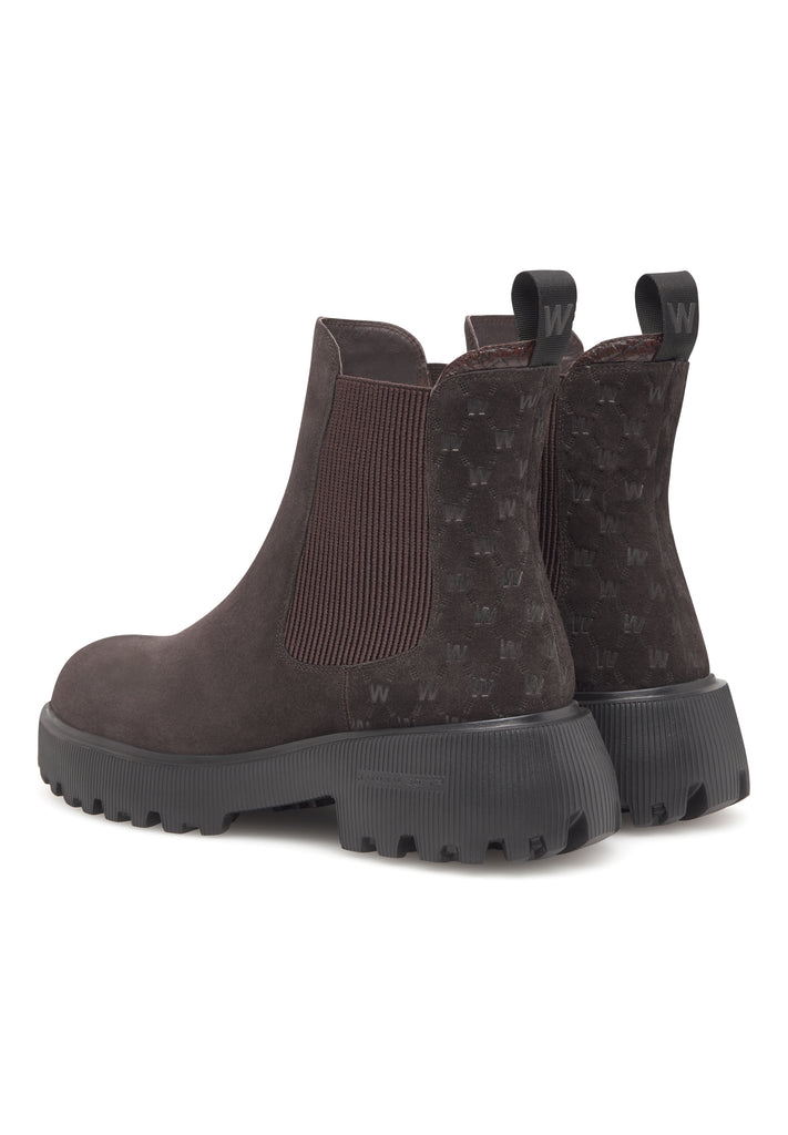 Woden WS194 Aya warm boots chocolate