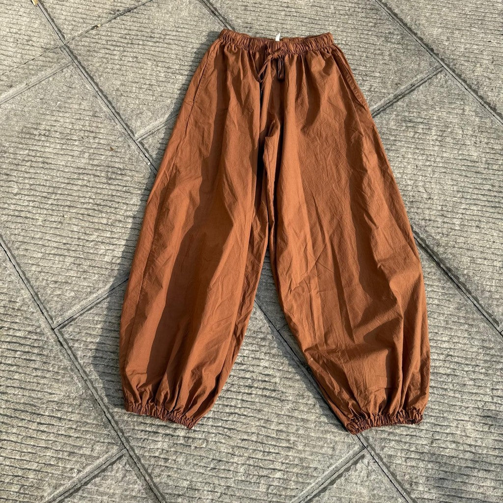 OM-HU Barca 826279 balloon pants tobacco