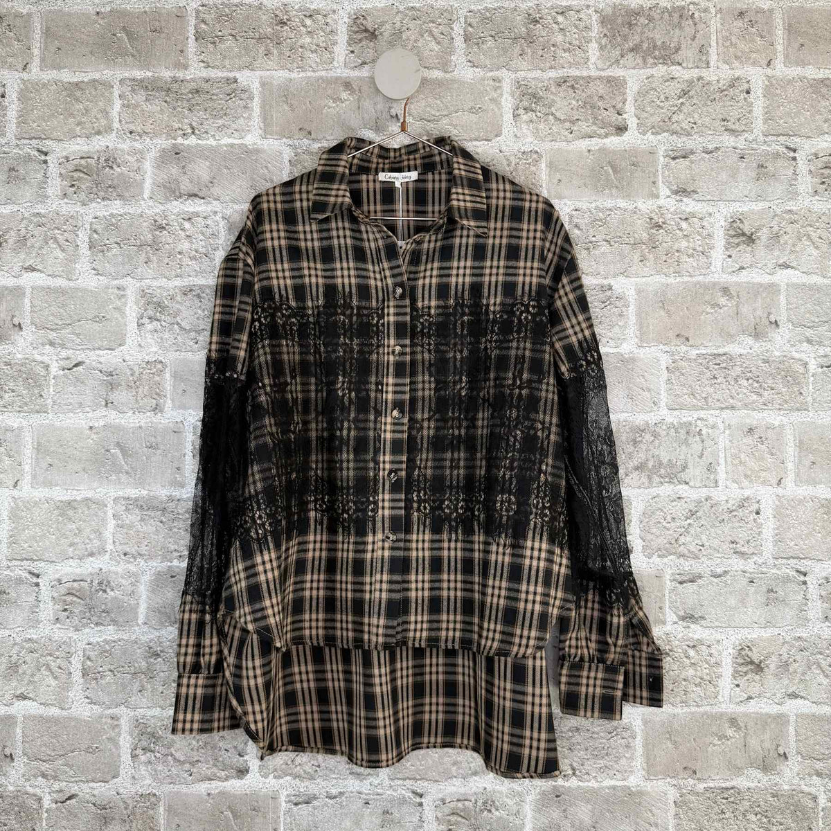 CABANA Living 4682982 Kelly check shirt black