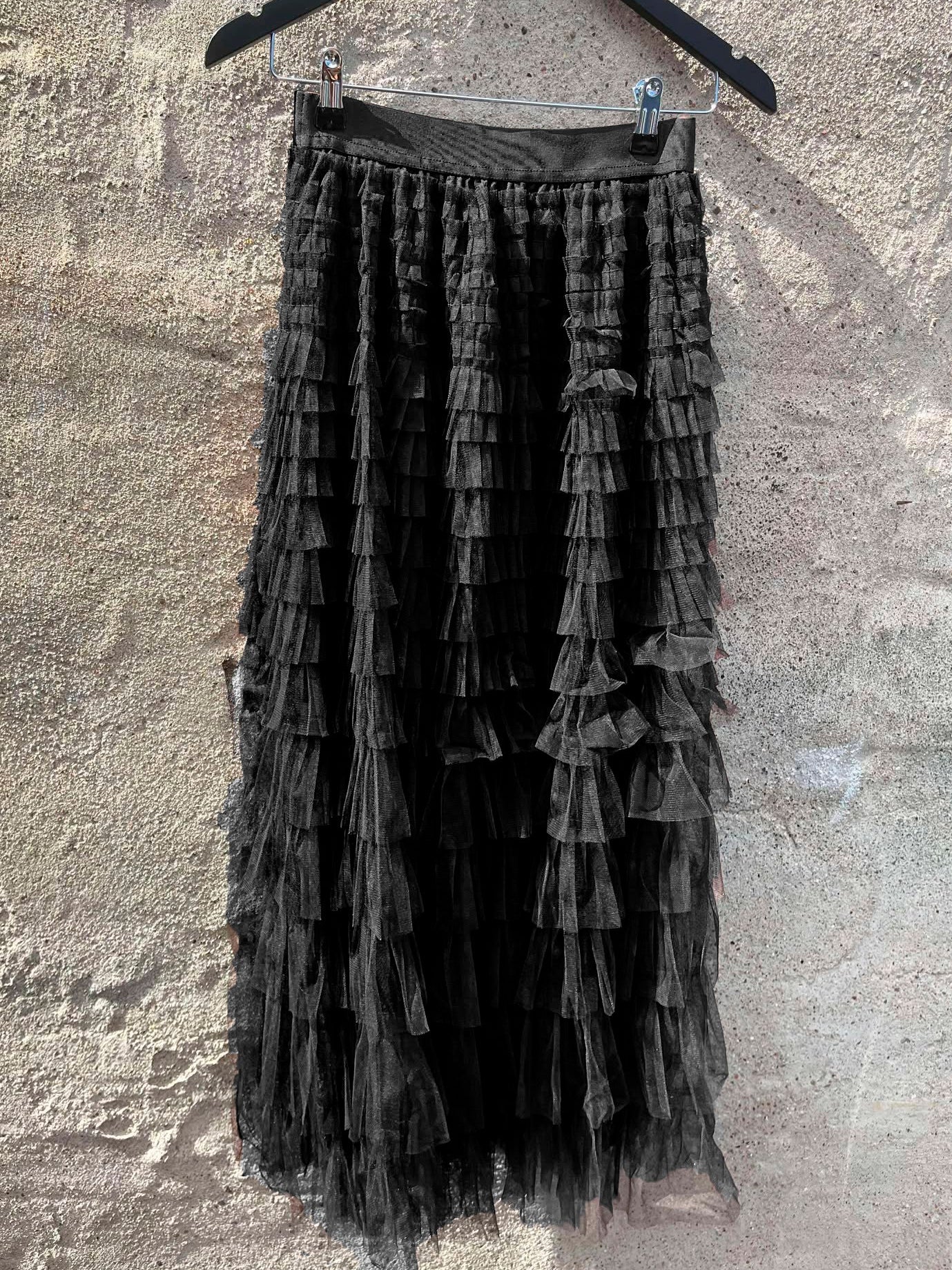 By Engbork Wonder tyl skirt black