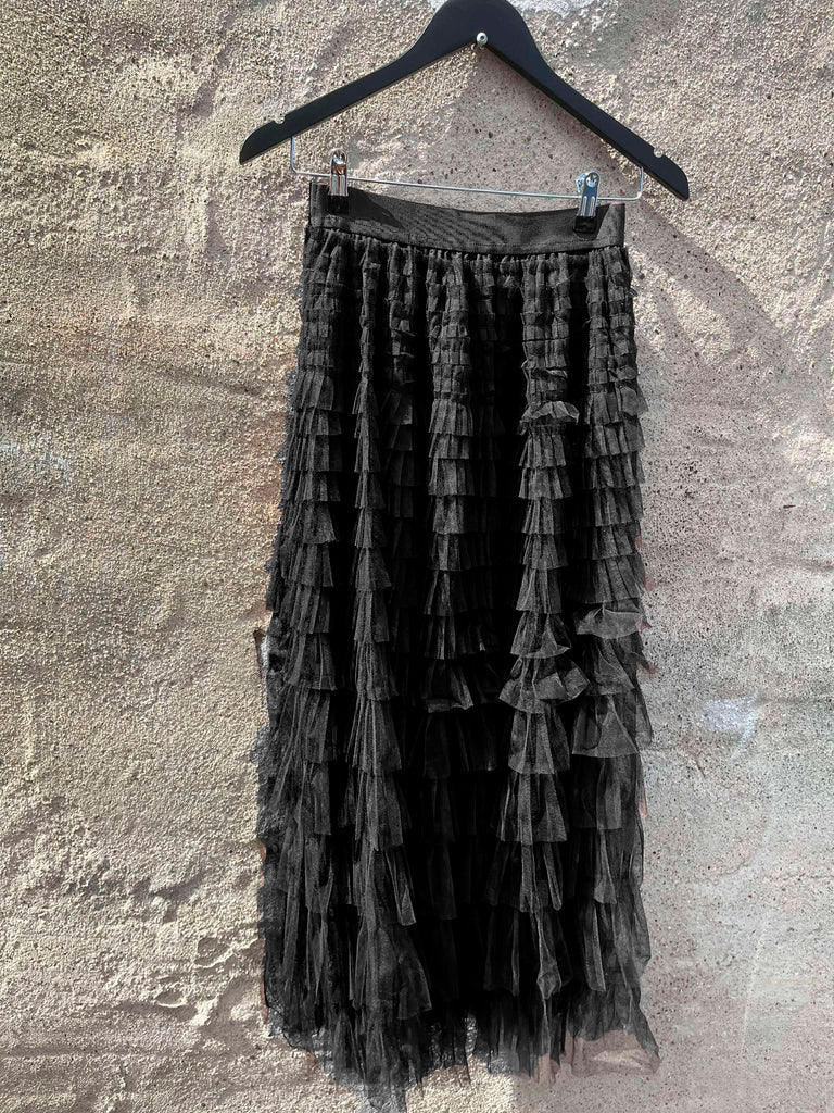 By Engbork Wonder tyl skirt black