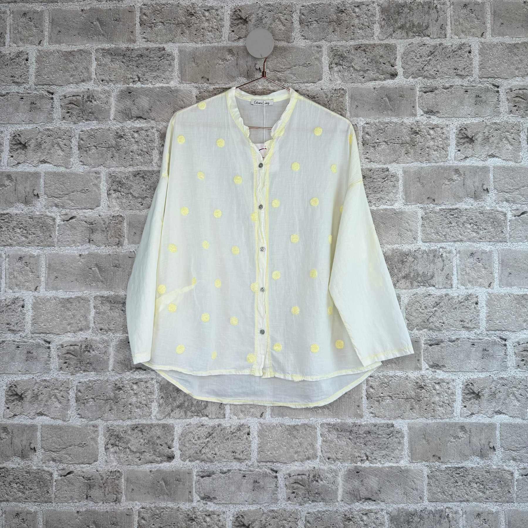 CABANA Living Gino 3781 shirt yellow
