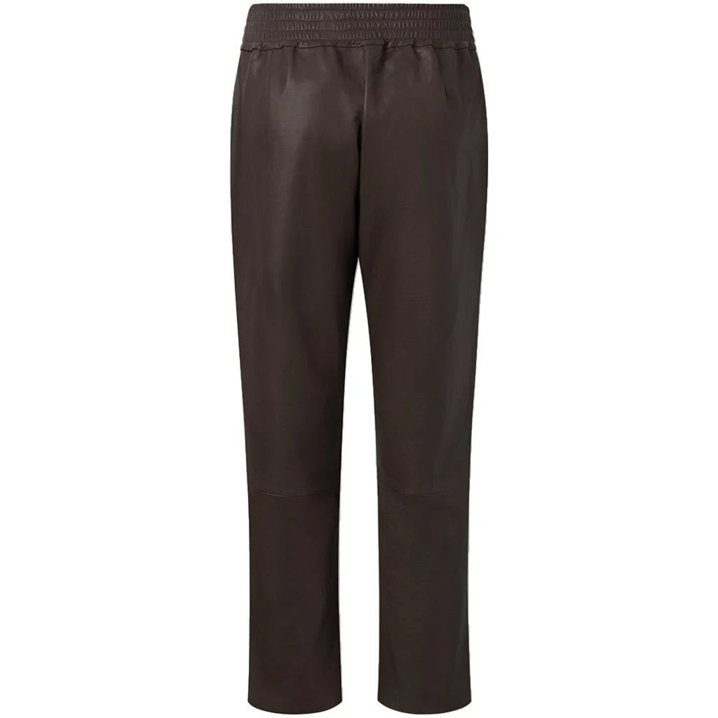 Depeche 50646 Belle leather pants chocolate